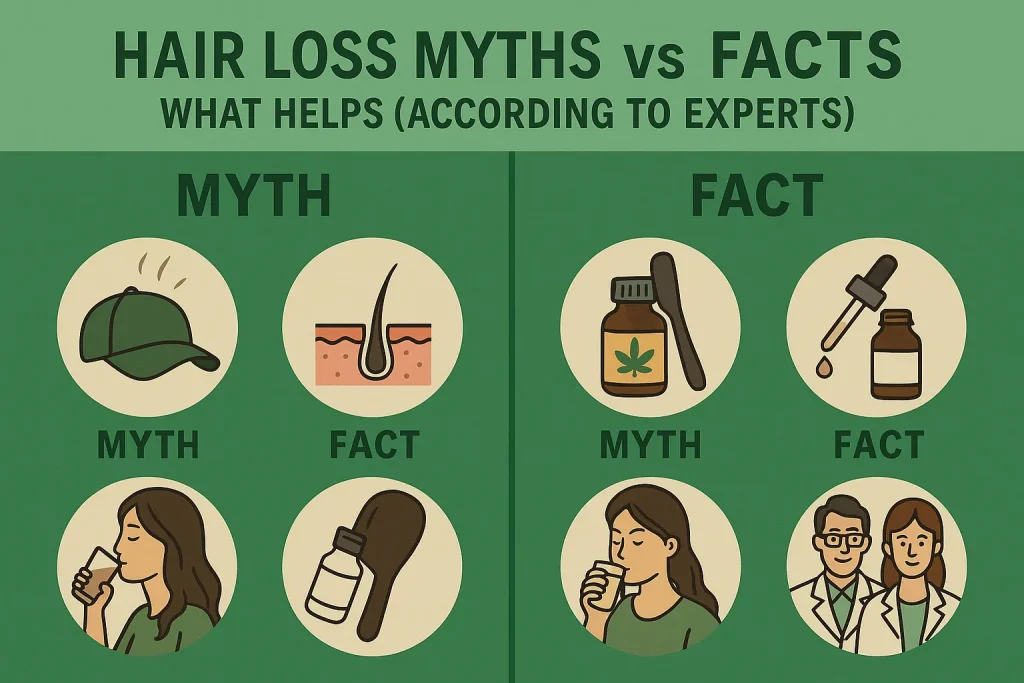 Hair Loss Myths vs Facts: What Helps (According to Experts)