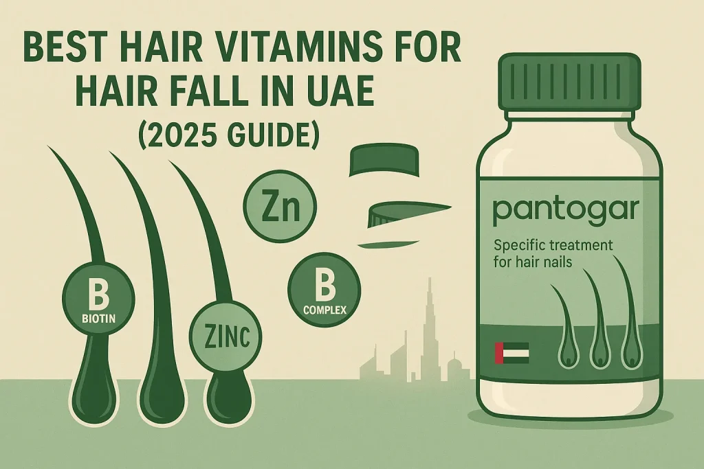 Best Hair Vitamins for Hair Fall in UAE  (2025 Guide)